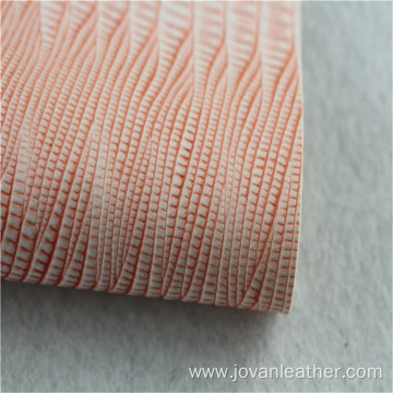 Synthetic Lizard Snack Skin PU leather for shoes